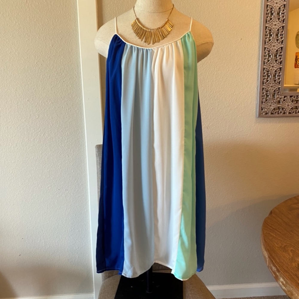 Jun & Ivy Colorblock Dress NWT